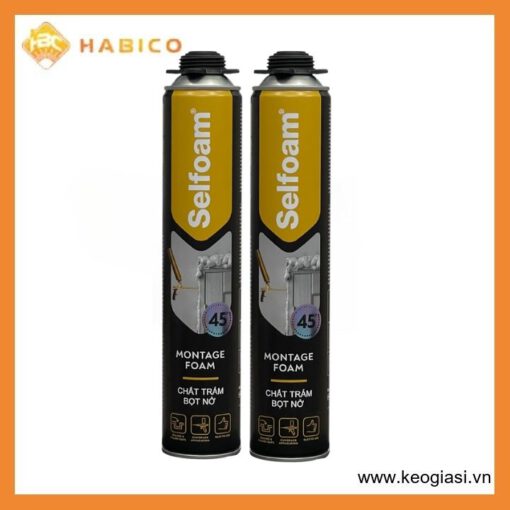Chất trám bọt nở – Selfoam PU FOAM Dạng Súng 750ML