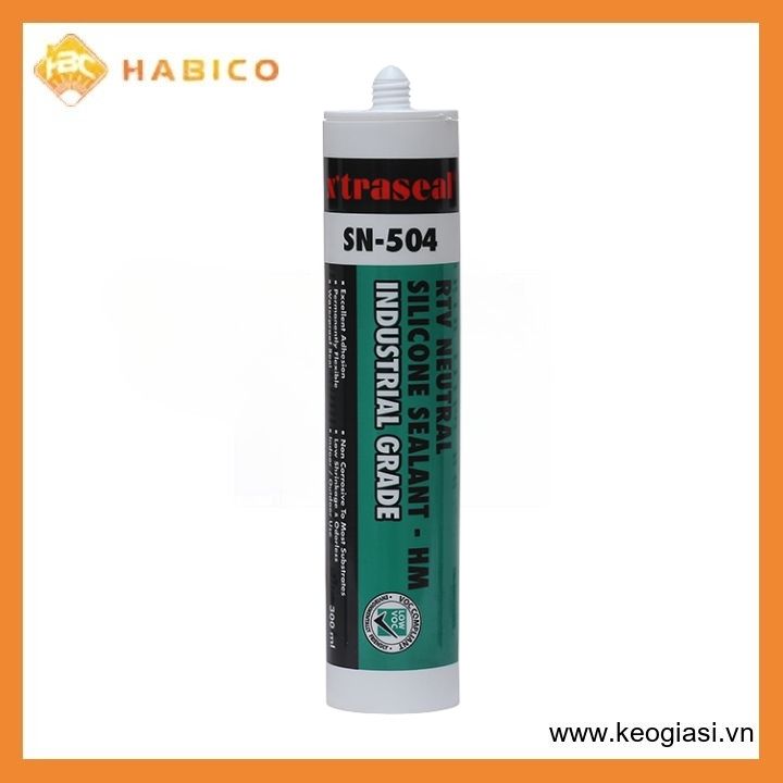 Keo Silicone Chống Thấm Ngoài Trời Xtraseal SN-504 300ml Trung Tính