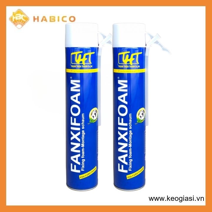 Keo bọt nở – FANXIFOAM PU FOAM PROFESSIONAL 750ML Dạng Vòi