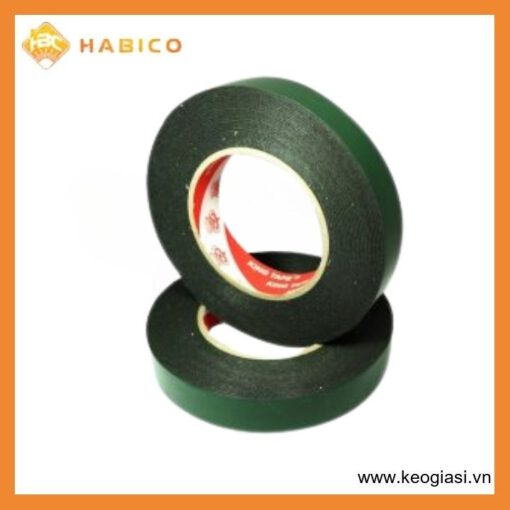 Băng Keo 2 Mặt Mút Đen 7m