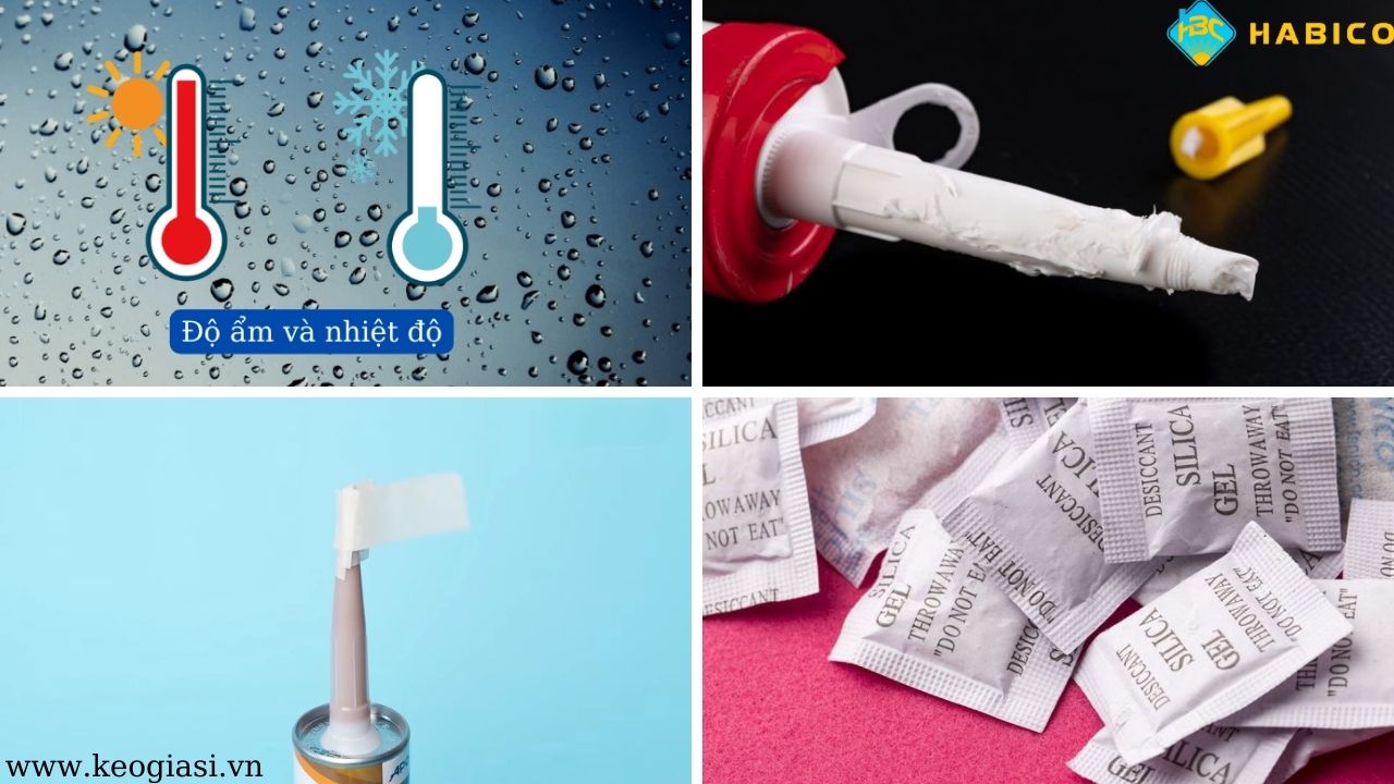 Các cách bảo quản keo silicone sau khi dùng