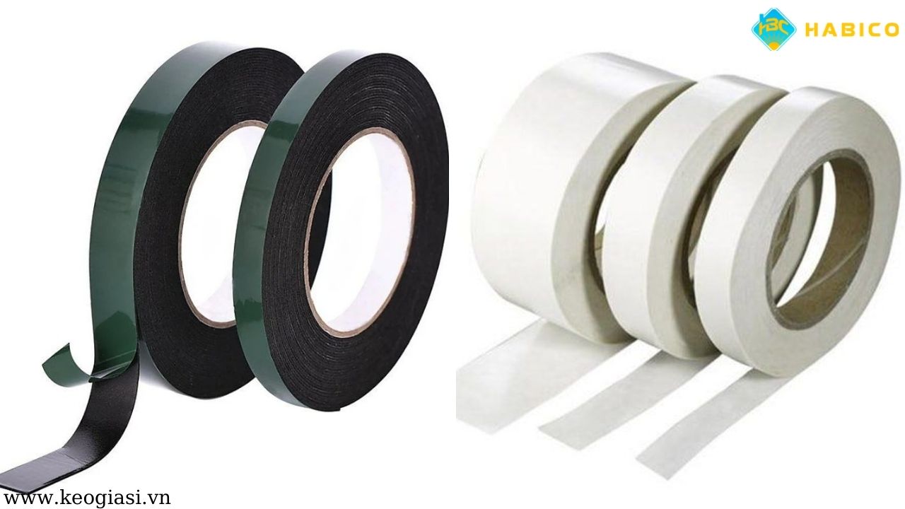 Các loại băng keo 2 mặt nổi bật hiện nay