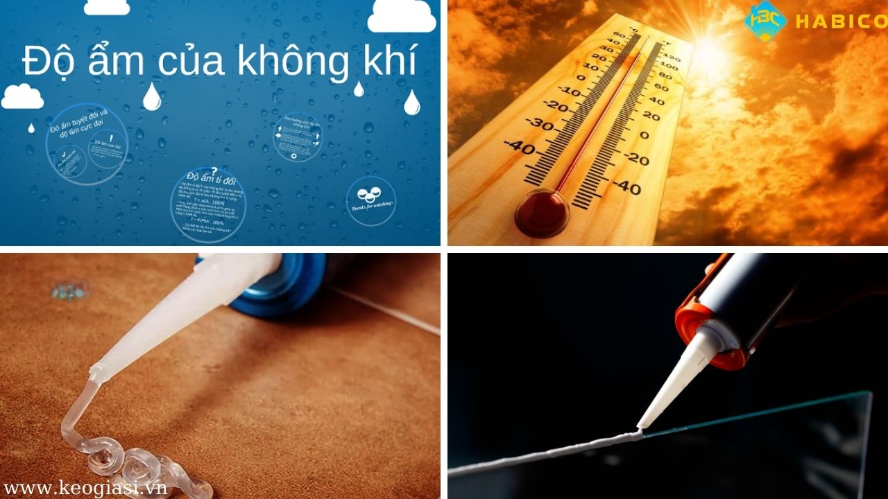 Các yếu tố ảnh hưởng đến thời gian keo silicone khô