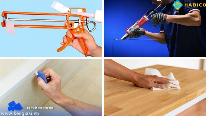 Cách bắn silicon đẹp mắt và đúng kỹ thuật