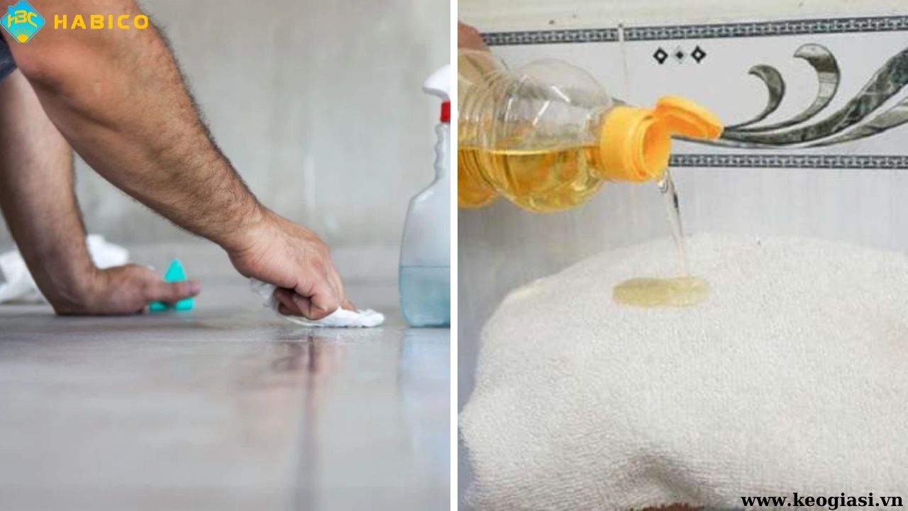 Cách tẩy keo silicone trên sàn nhựa