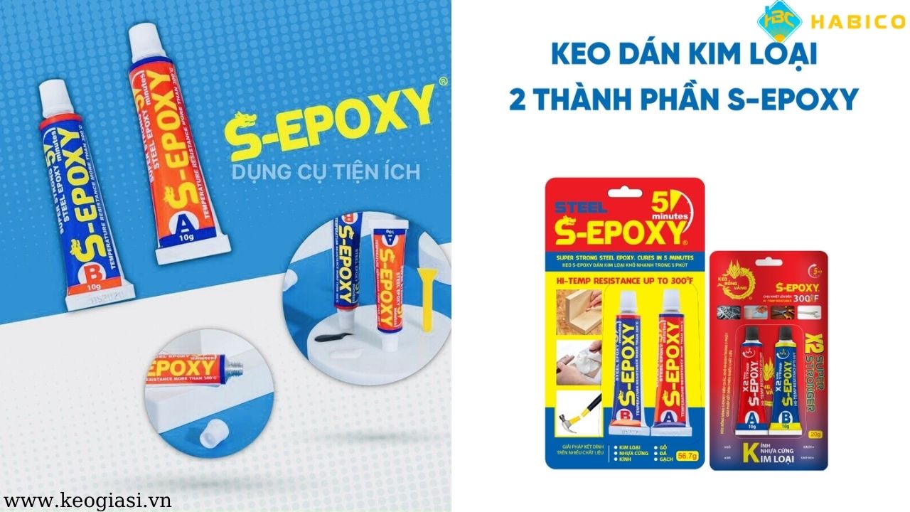 Keo 2 thành phần S-Bond Epoxy (Keo AB)
