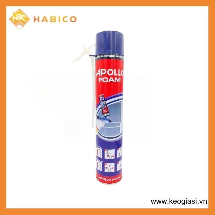 Keo Bọt Nở Apollo Foam Dạng Vòi