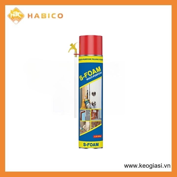 Keo Bọt Nở Cách Nhiệt S-Foam