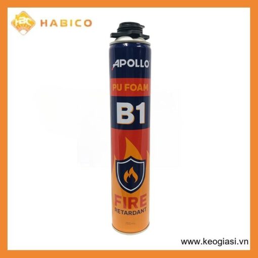 Keo Bọt Nở Chống Cháy Apollo PU Foam B1