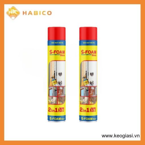 Keo Bọt Nở S-Foam Neo 750ml