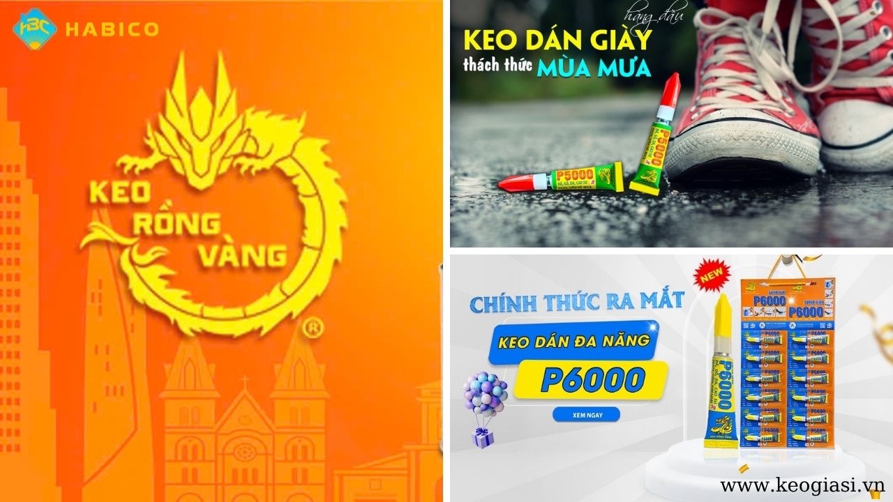 Keo Dán Giày Rồng Vàng
