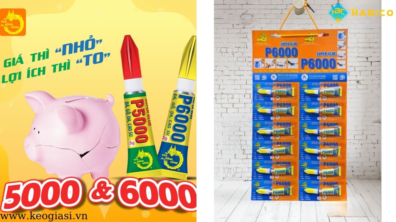 Keo Dán Sắt P5000 và  P6000