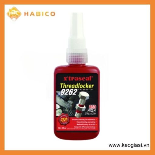 Keo Khóa Ren Bịt Kín & Khóa Các Ốc Vít Có Ren Xtraseal Threadlocker 9262 50ml