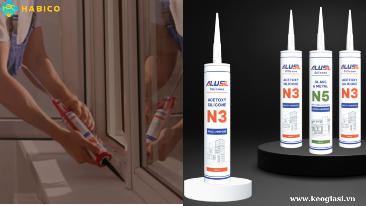 Keo Silicone Alusil