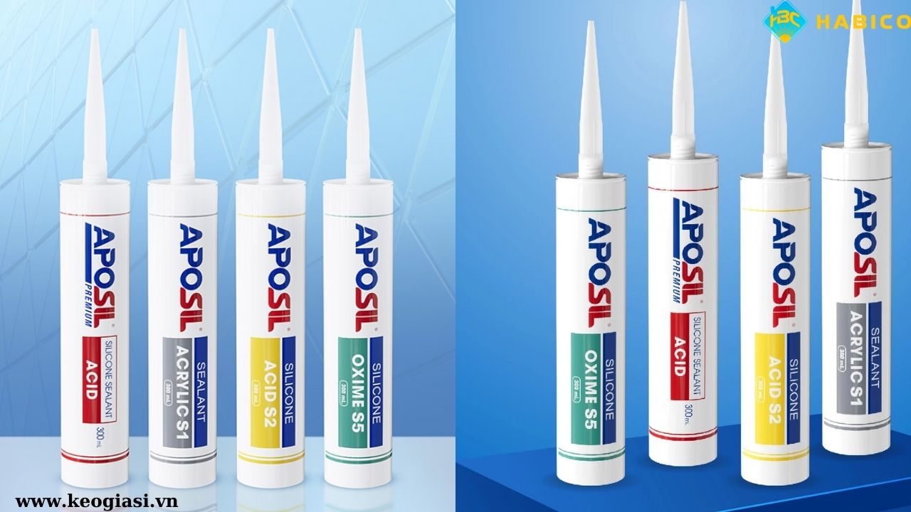 Keo Silicone Aposil S1, S2, S5