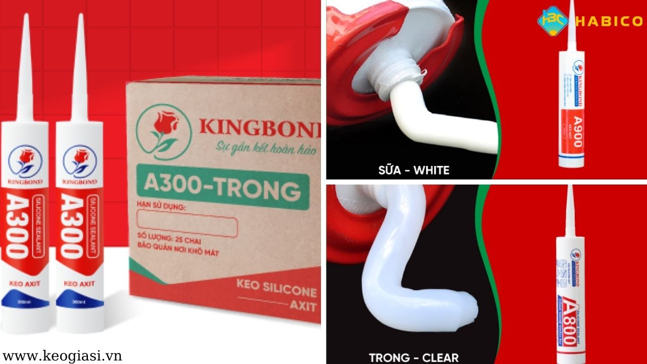 Keo Silicone Axit Kingbond