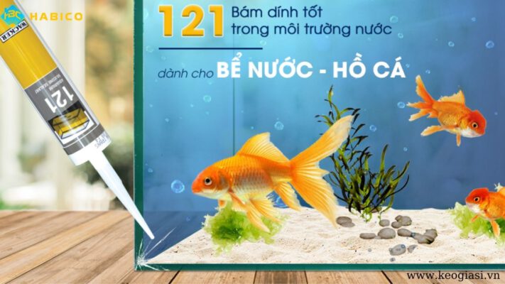 Keo Silicone Wacker 121 dành cho bể nước, hồ cá