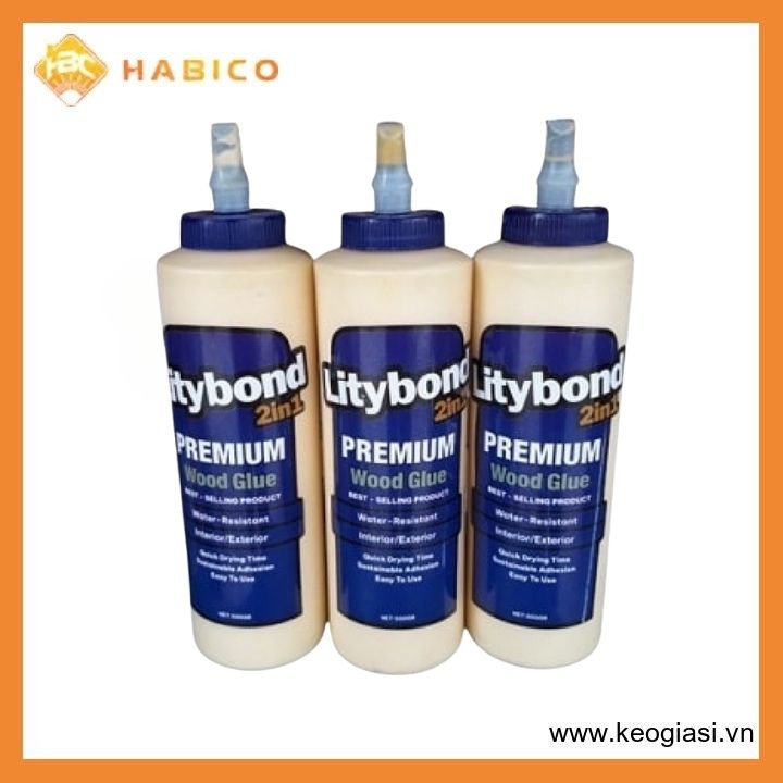 Keo Sữa Dán Gỗ LityBond 500gam