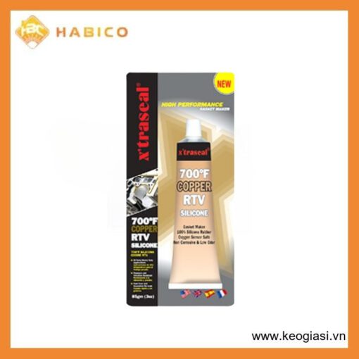 Keo Tạo Ron Gioăng Chịu Nhiệt Xtraseal 700F Copper RTV