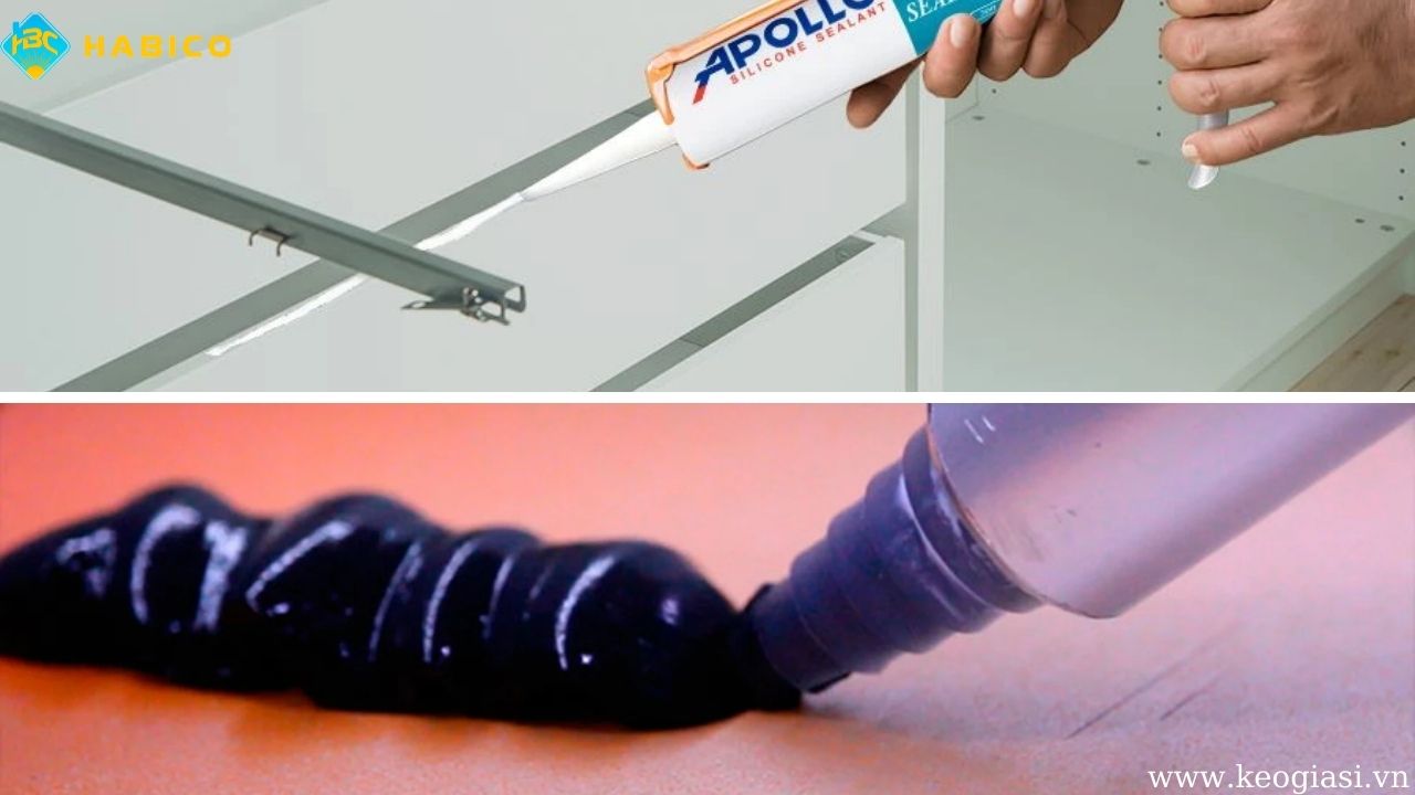 Keo silicone dán nhựa có được không