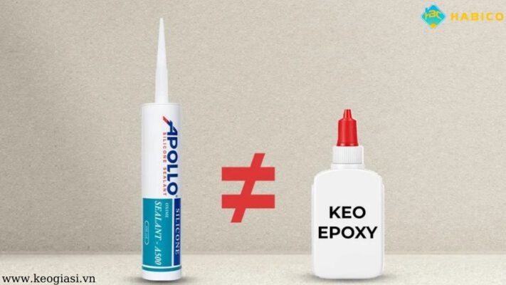 Sự khác nhau giữa keo trám silicone và keo epoxy