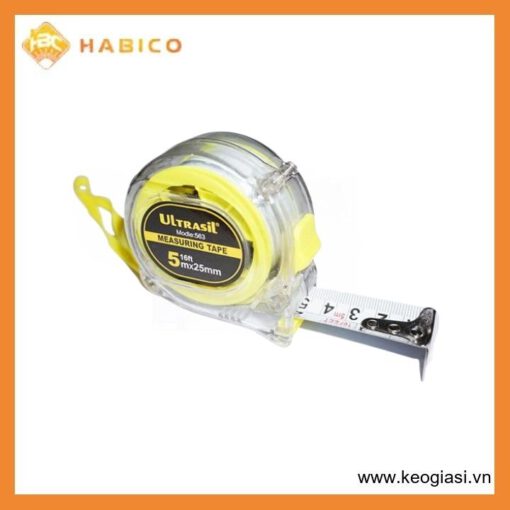 Thước Cuộn Trong Suốt Ultrasil 563 5m – 25mm