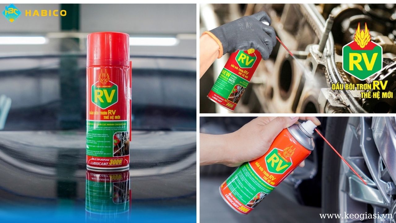 Ứng Dụng Đa Dạng Của Dầu Xịt Chống Rỉ RV