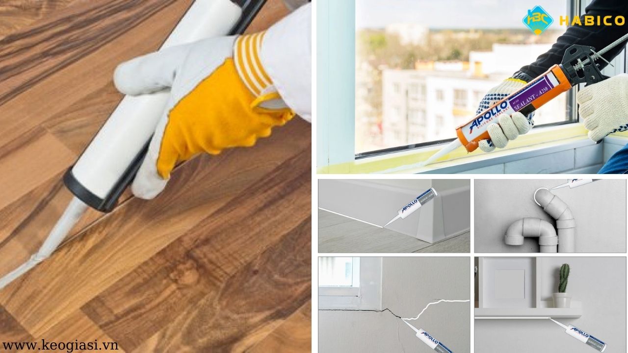 Ứng dụng của keo trám silicone