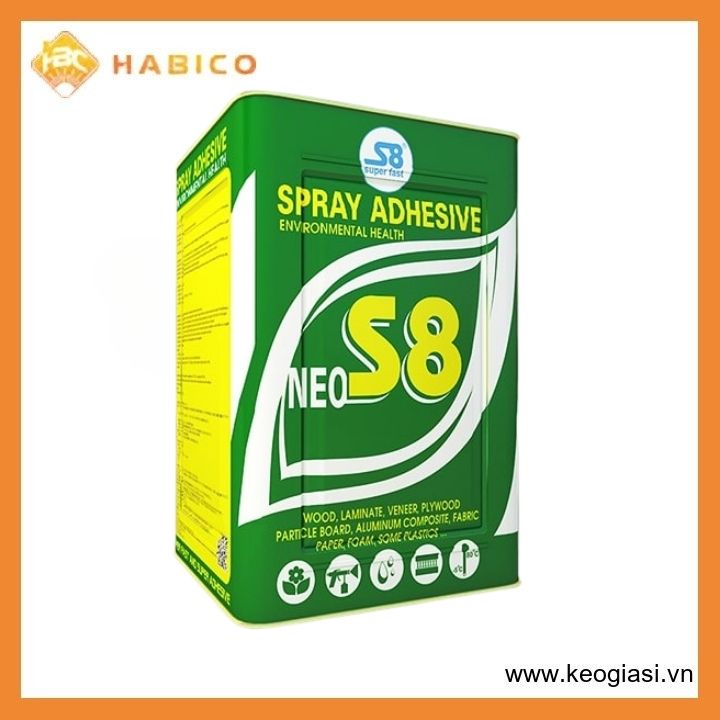 ​​Keo Phun Dán Gỗ Nội Thất NEO S8 18L (10kg)